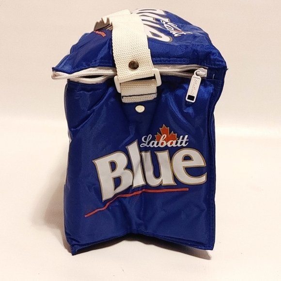 LABATT BLUE Cooler Bag Shoulder Strap Full Zip - Picture 4 of 7